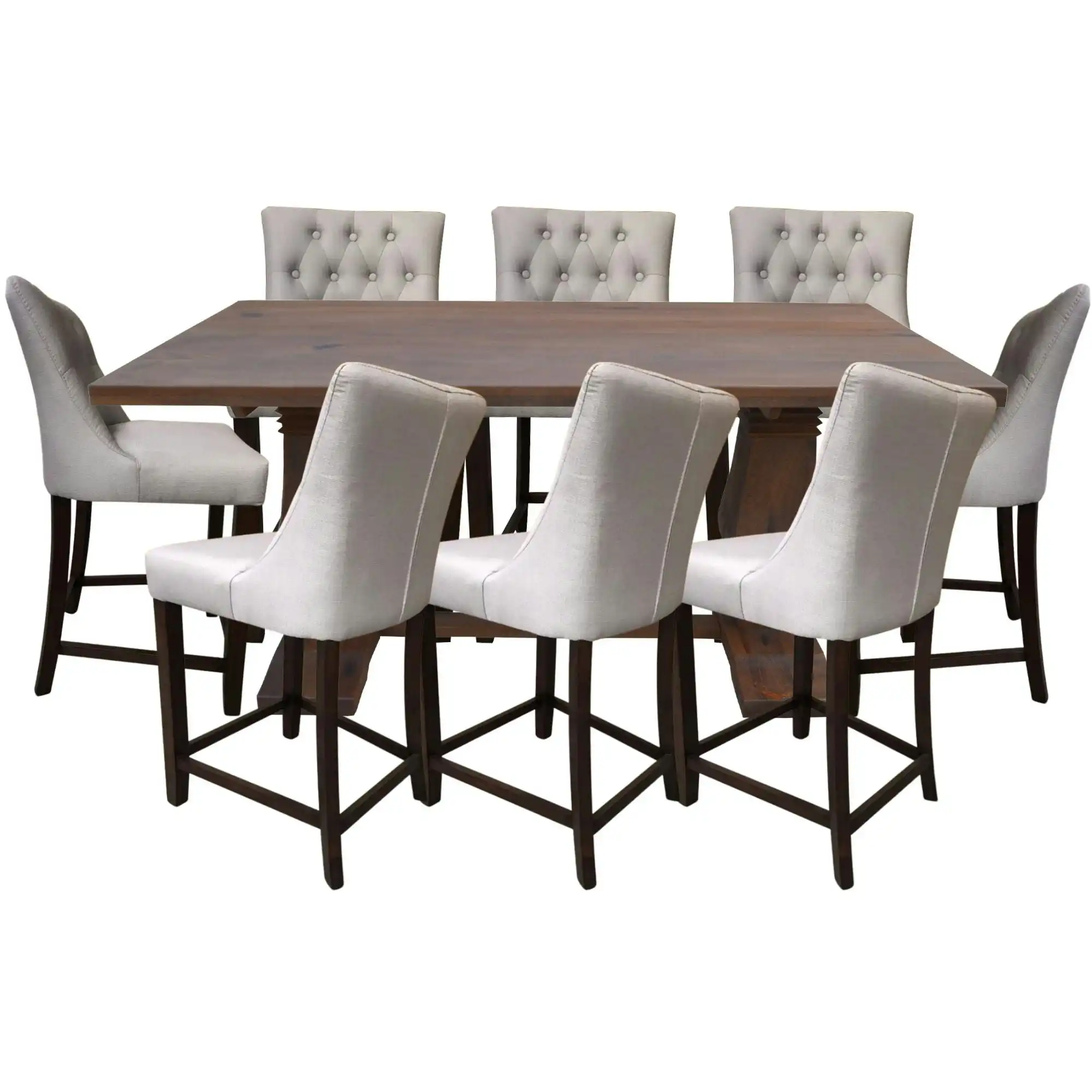 Florence  9pc High Bar Dining Table Set