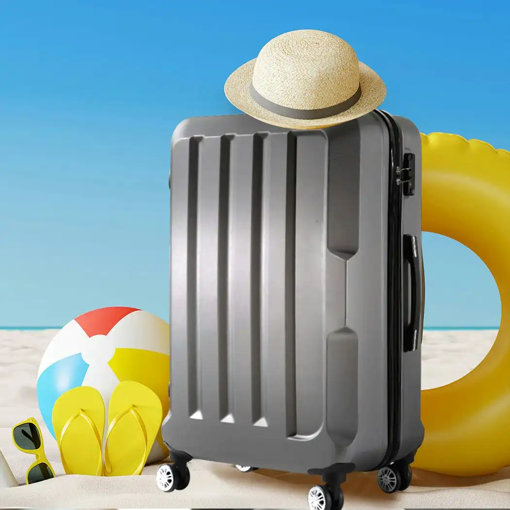 Slimbridge 20" Travel Luggage Lightweight Check Suitcase TSA Lock Carry On Bag (LG1001-20-DG)