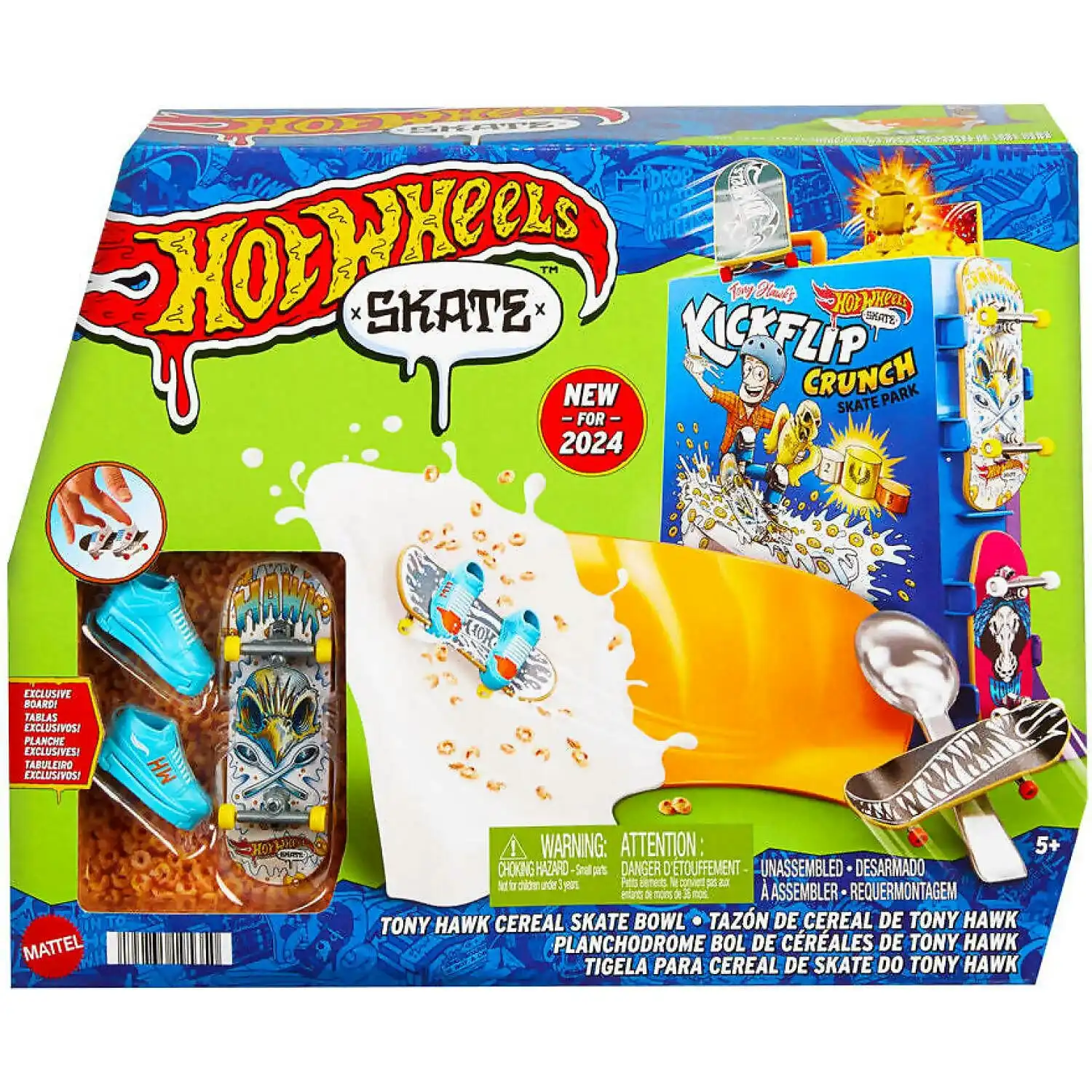 Hot Wheels - Skate Tony Hawk Cereal Skate Bowl - Mattel