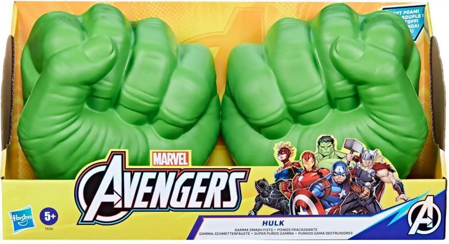 Marvel - Avengers Hulk Gamma Smash Fists Role Play Toy For Kids 5+ - Hasbro