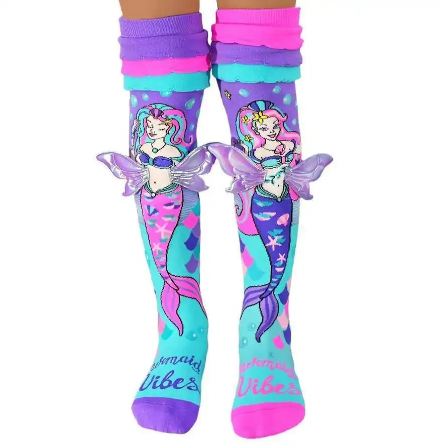 MADMIA - Mermaid Seaworld Socks Kids & Adults Age 6y+