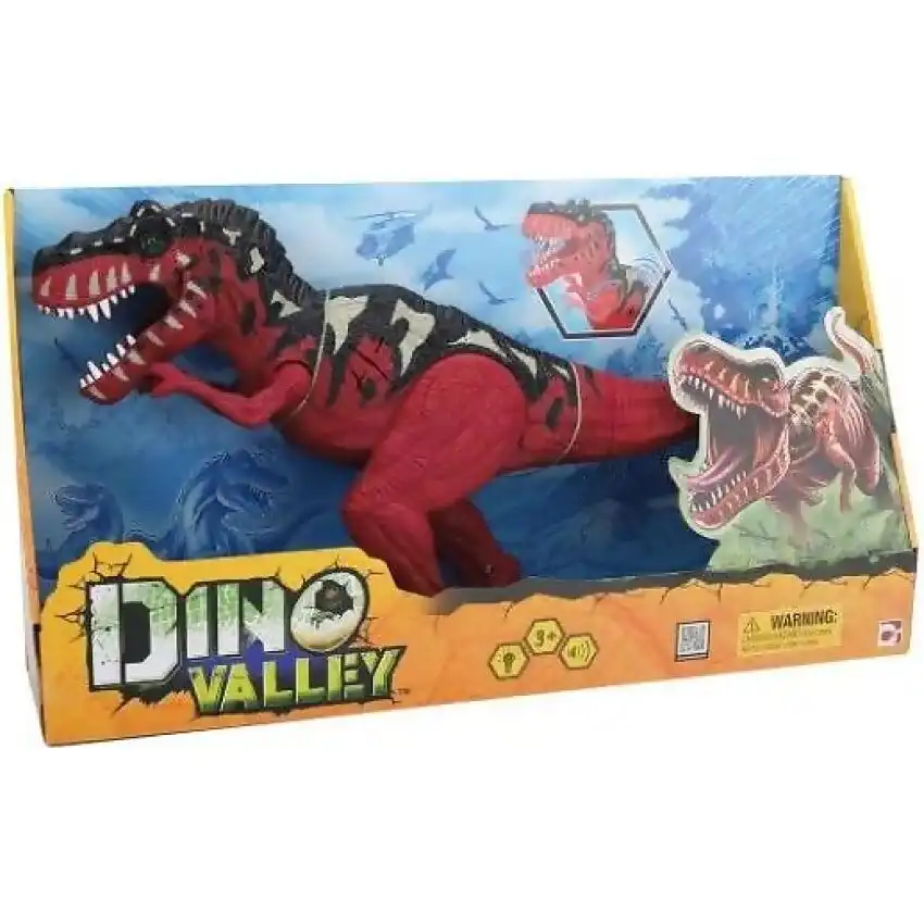 Dino Valley - Light & Sound T-rex Attack Playset