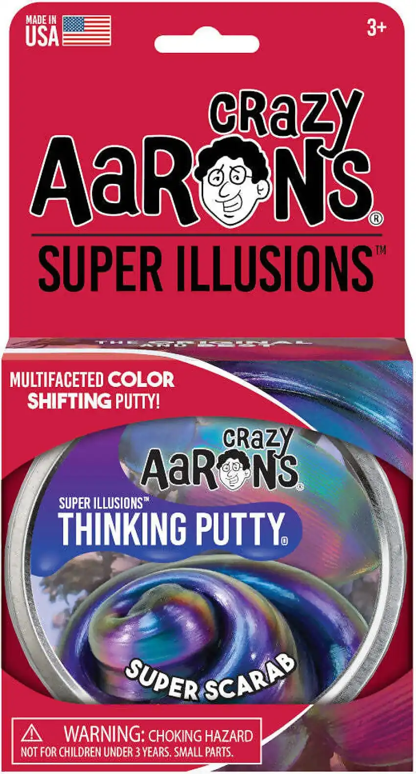 Crazy Aaron's - Putty 4 Inch Super Illusions Super Scarab