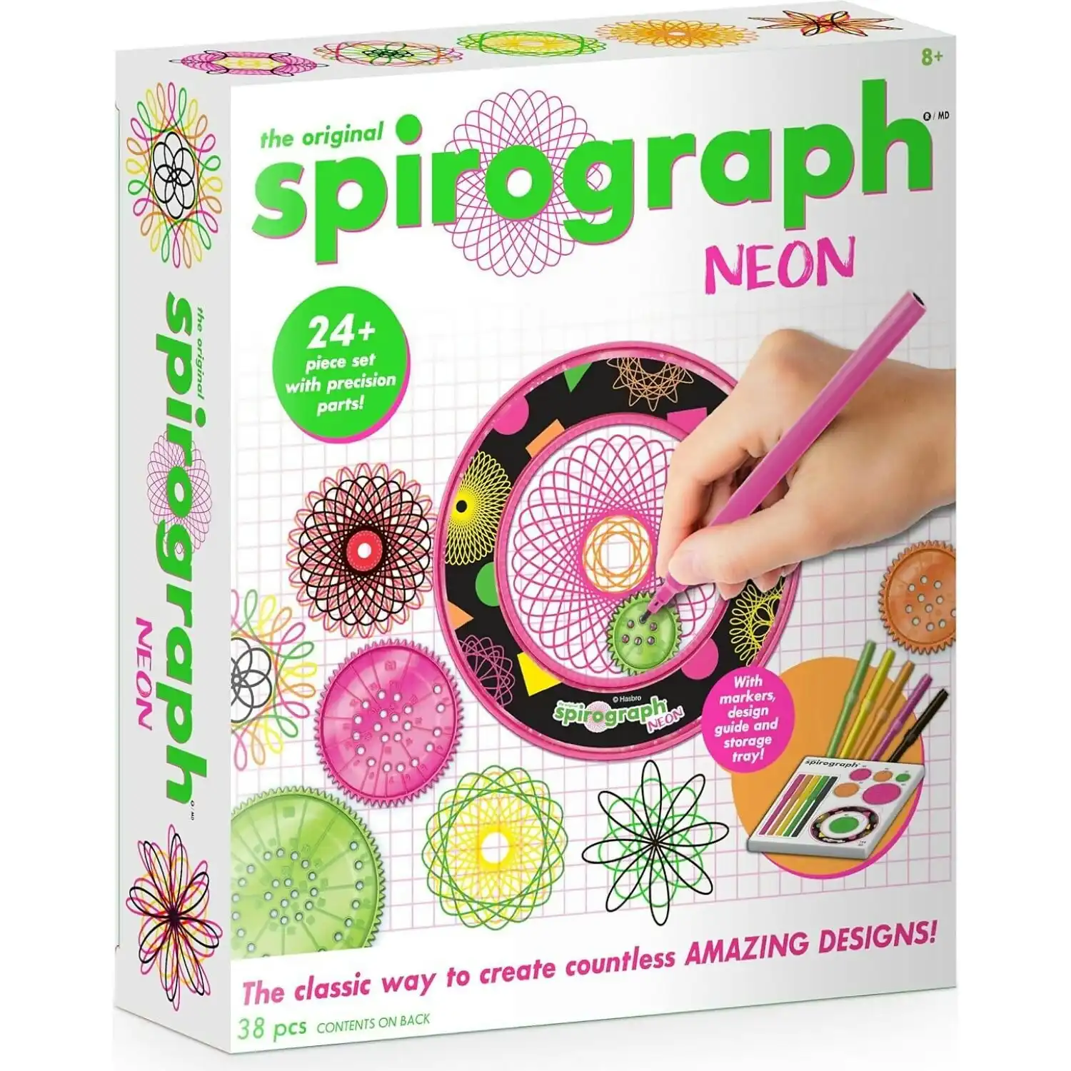 Spirograph - Neon 38-pieces Kit