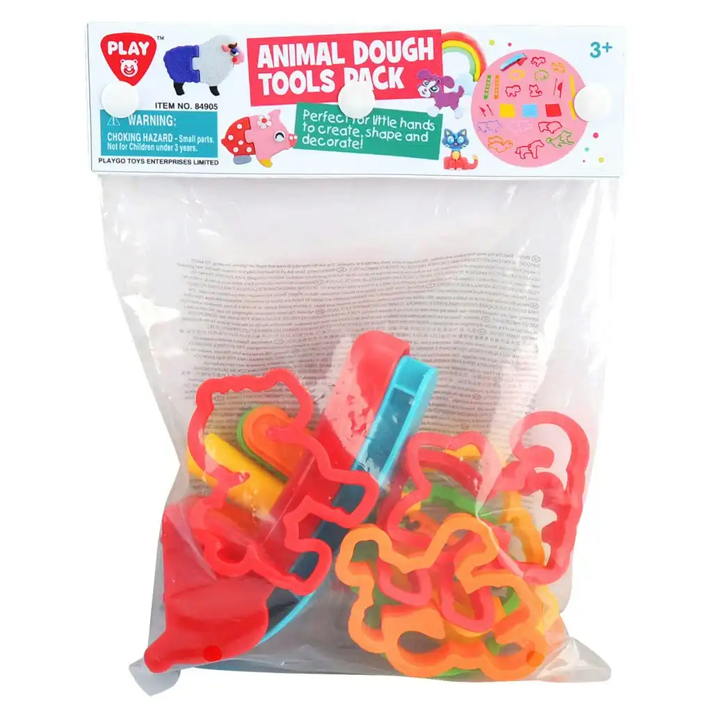 Playgo Toys Ent. Ltd. - Animal Dough Tool Pack Assorted Styles