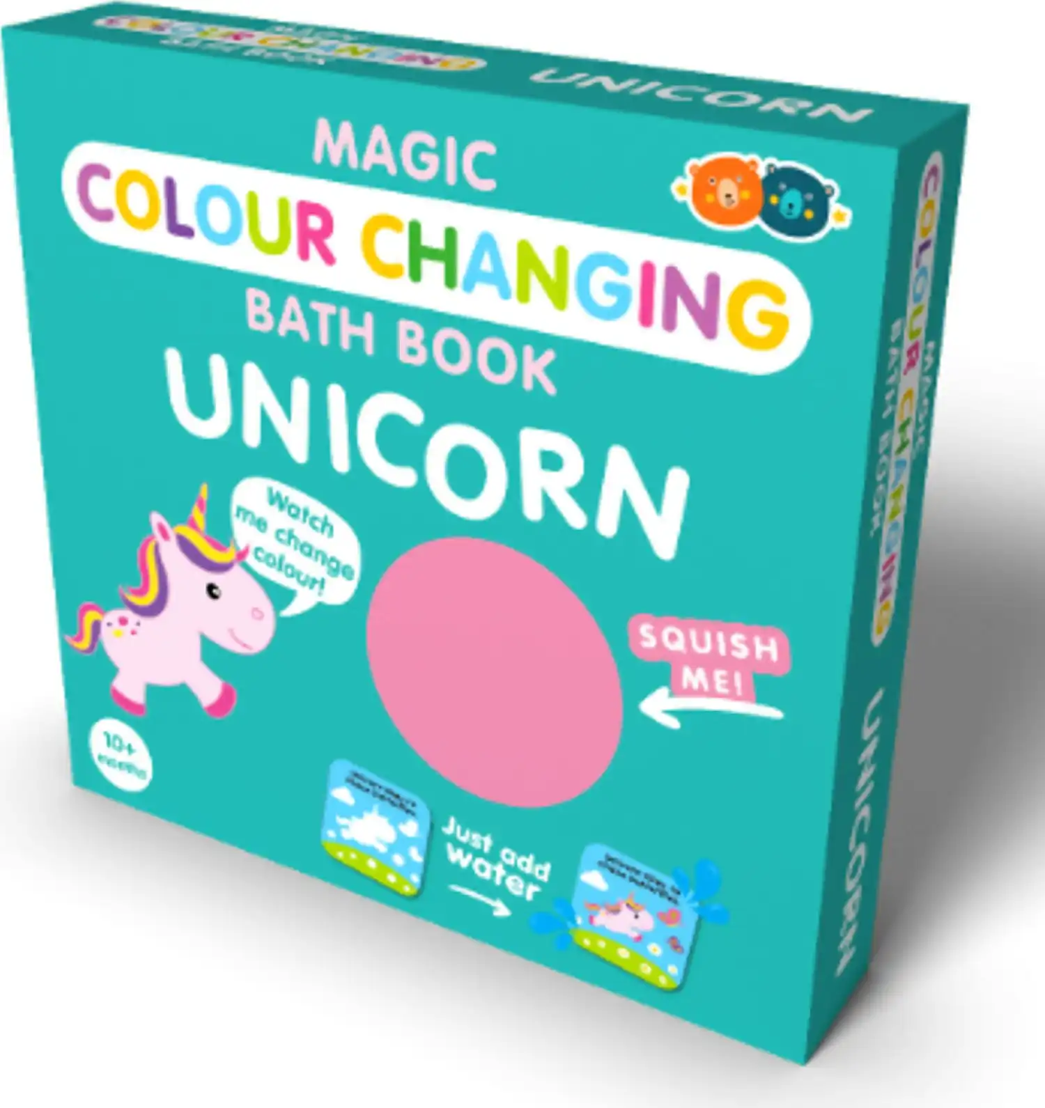Buddy & Barney - Magic Colour Changing Bath Book - Unicorn - Mh