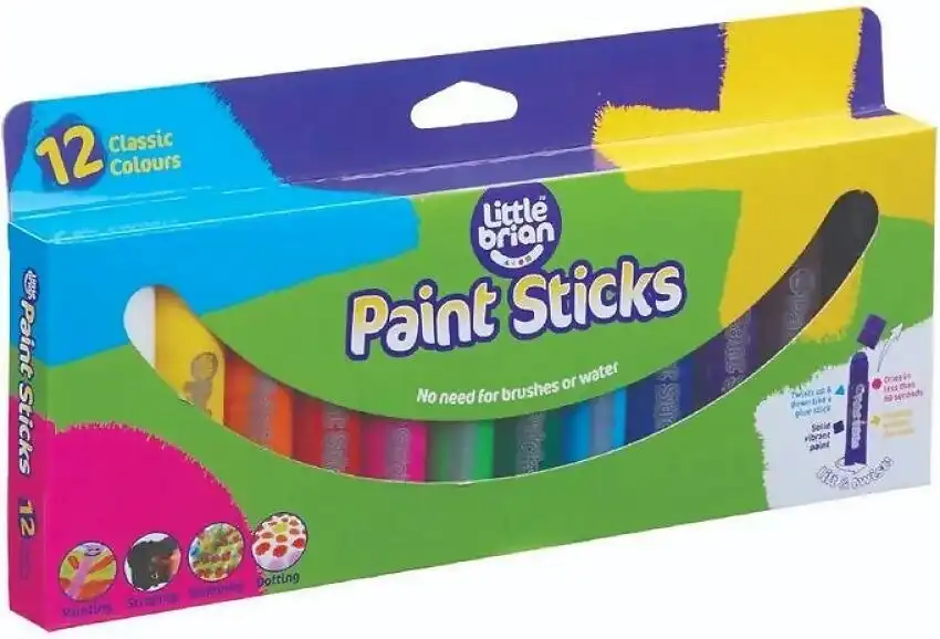 Little Brian - Paint Sticks Classic 12 Pack