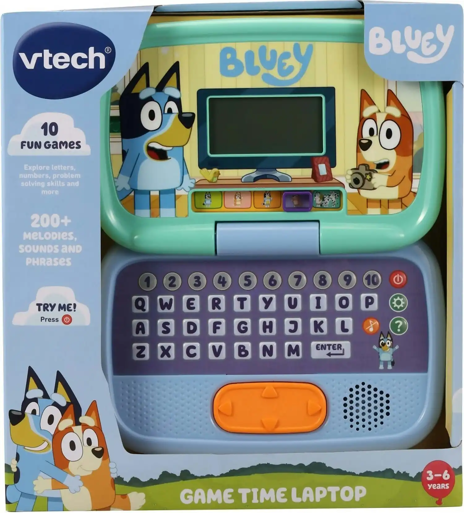 Vtech - Bluey - Game Time Laptop