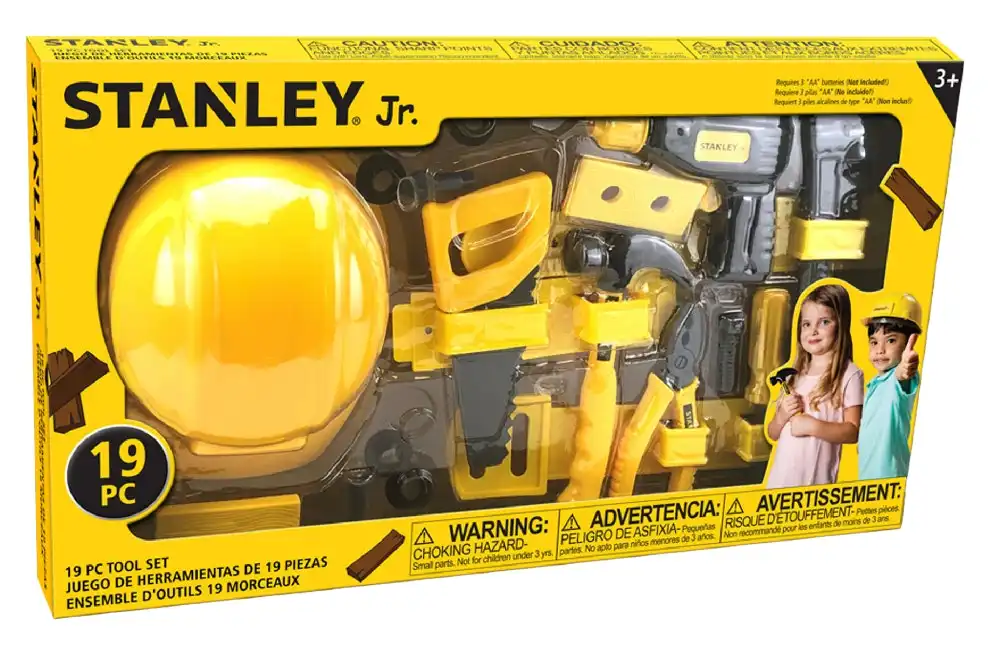 Stanley Jr - 19 Piece Tool Set Incl Helmet