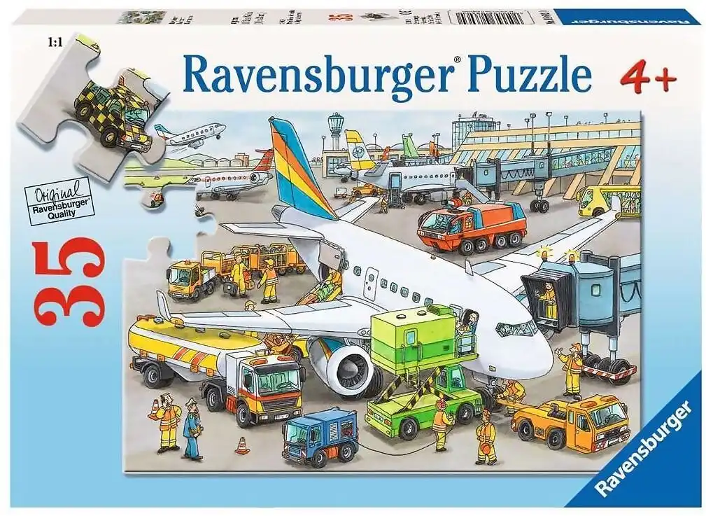 Ravensburger - Busy Airport Jigsaw Puzzle 35 Pieces