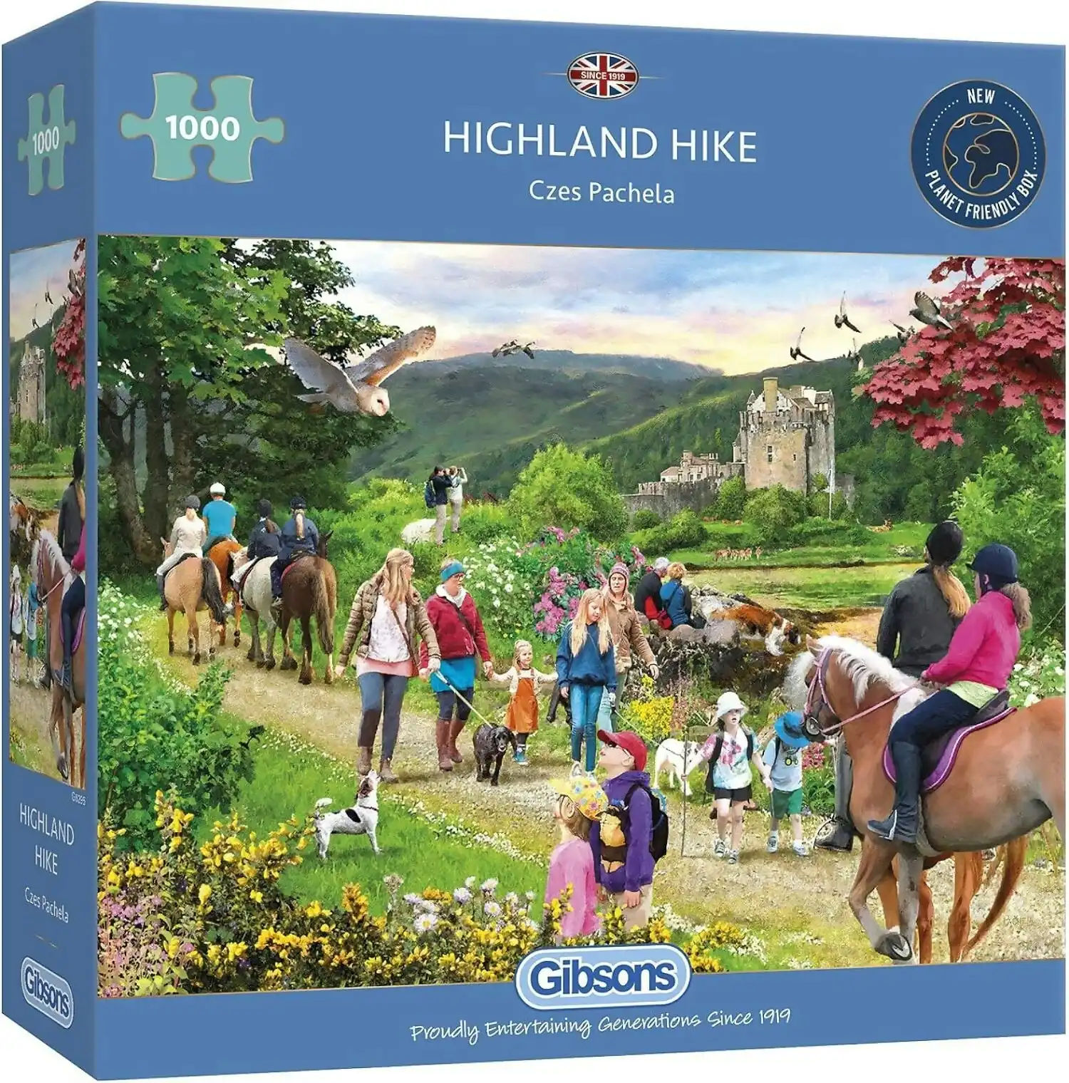 Gibsons - Highland Hike - Jigsaw Puzzle 1000pc