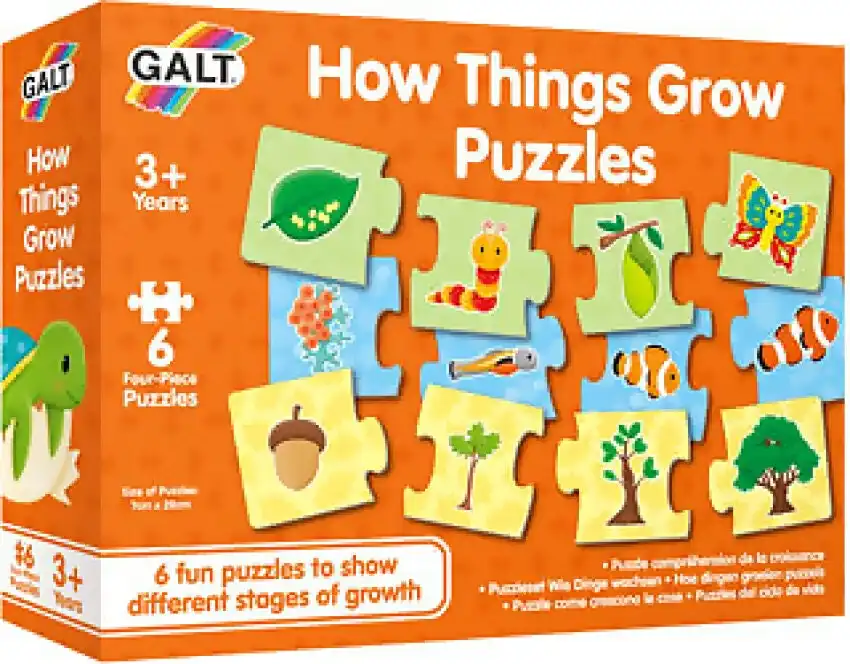Galt - How Things Grow Jigsaw Puzzle 6 X 4pcs