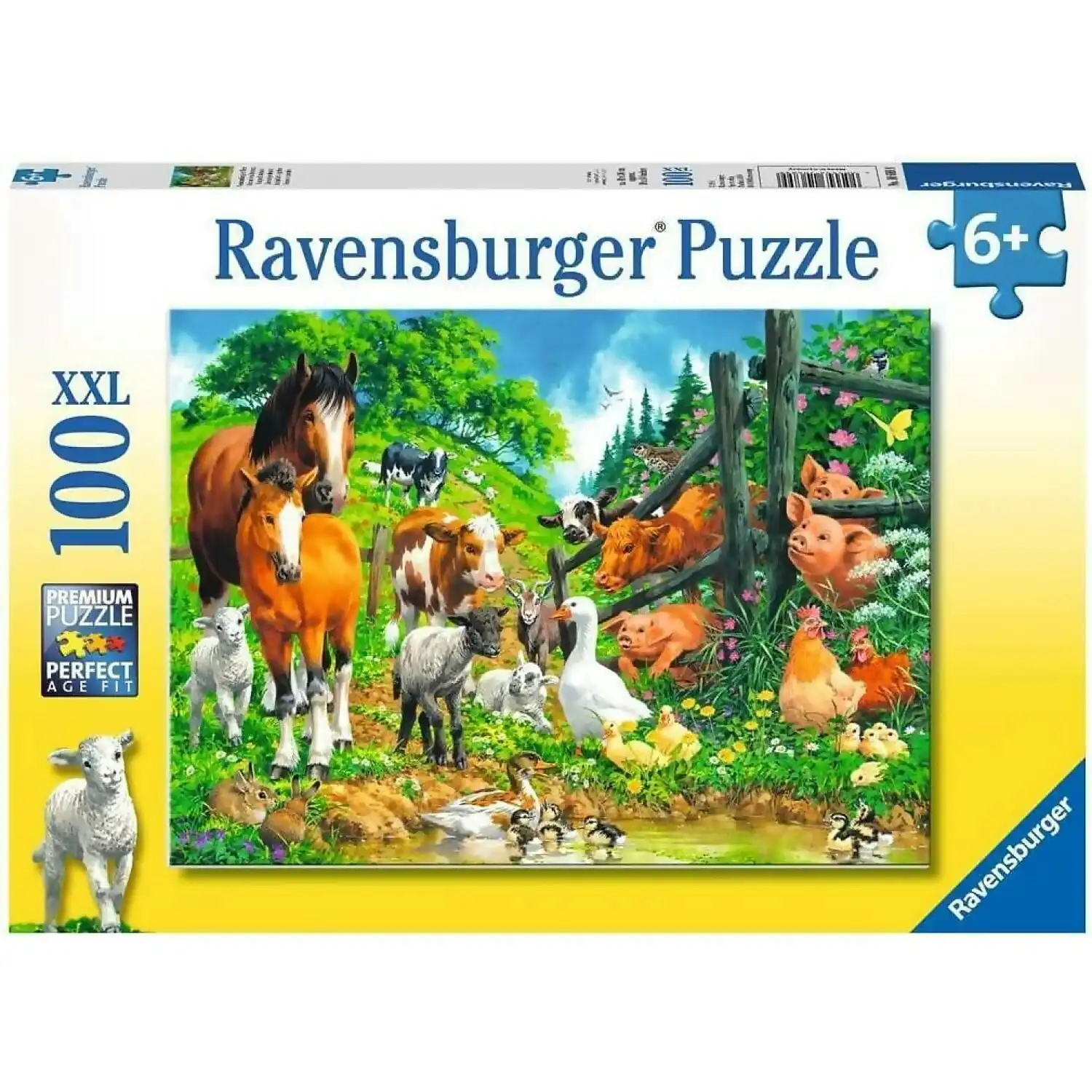 Ravensburger - Animal Get Together Jigsaw Puzzle 100pc