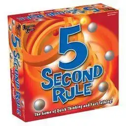 5 Second Rule Board Game - Iniversity Games