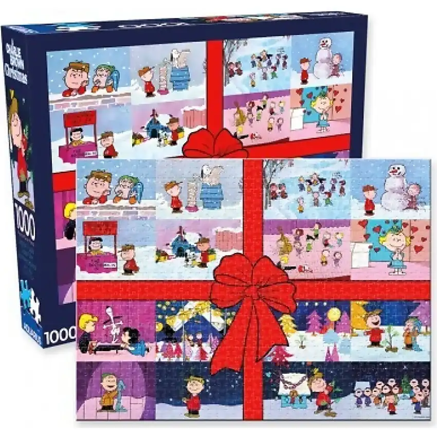 AQUARIUS - Charlie Brown Christmas Present Jigsaw Puzzle 1000pc