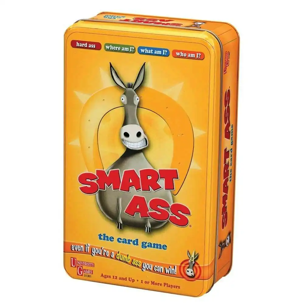 Smart Ass Card Game In A Tin  - Iniversity Games