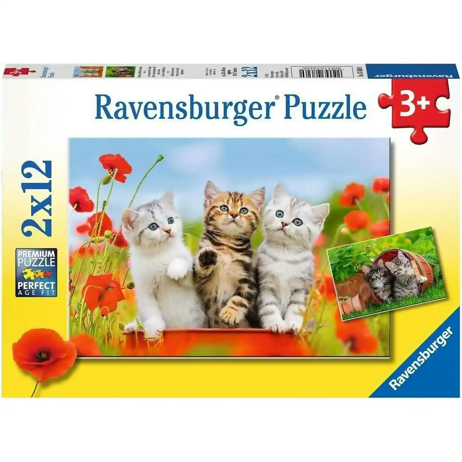 Ravensburger - Kitten Adventures Jigsaw Puzzle 2 x 12pc