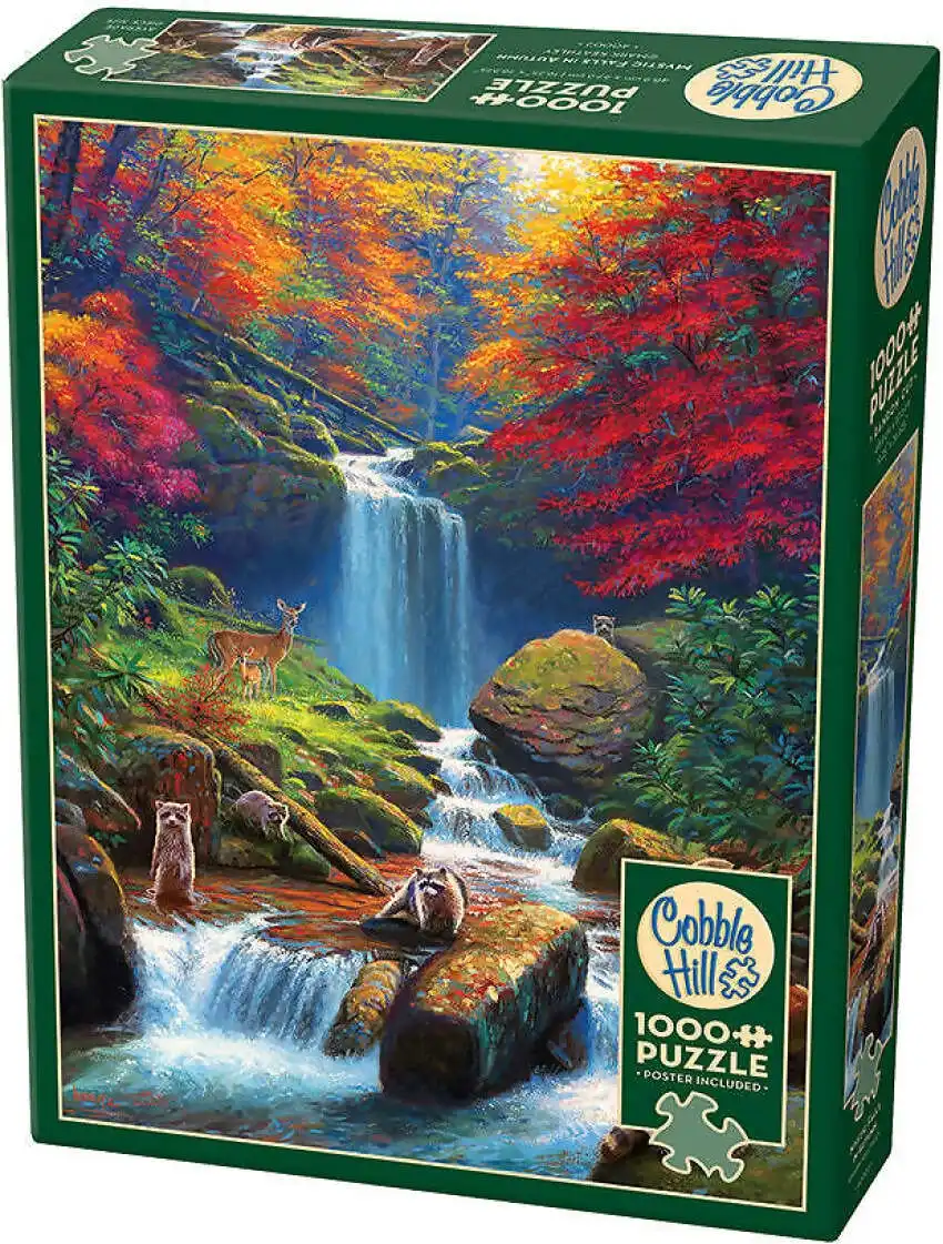 Cobble Hill - Mystic Falls In Autumn - Jigsaw Puzzle 1000pc