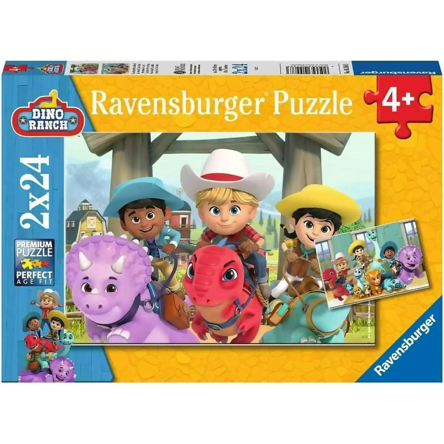 Ravensburger - Dino Ranch Friendship Jigsaw Puzzle 2 x 24pc