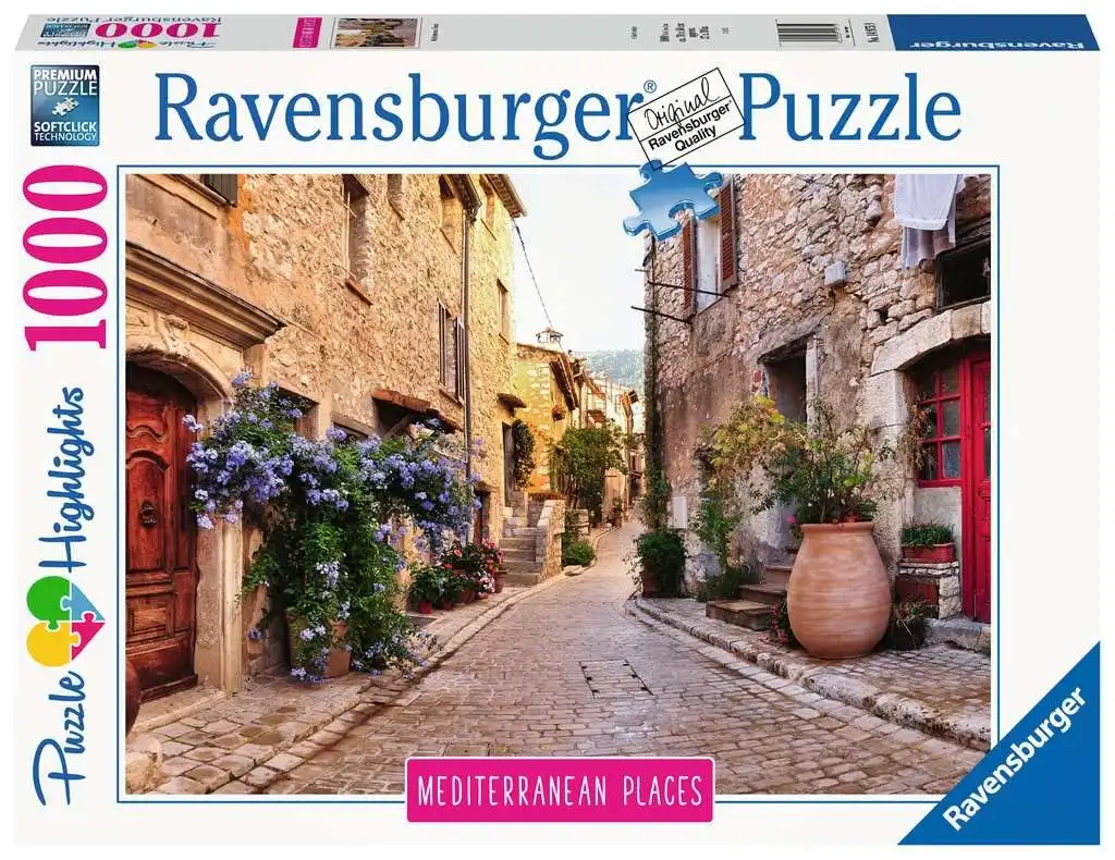 Ravensburger - Mediterranean France Jigsaw Puzzle 1000 Pieces