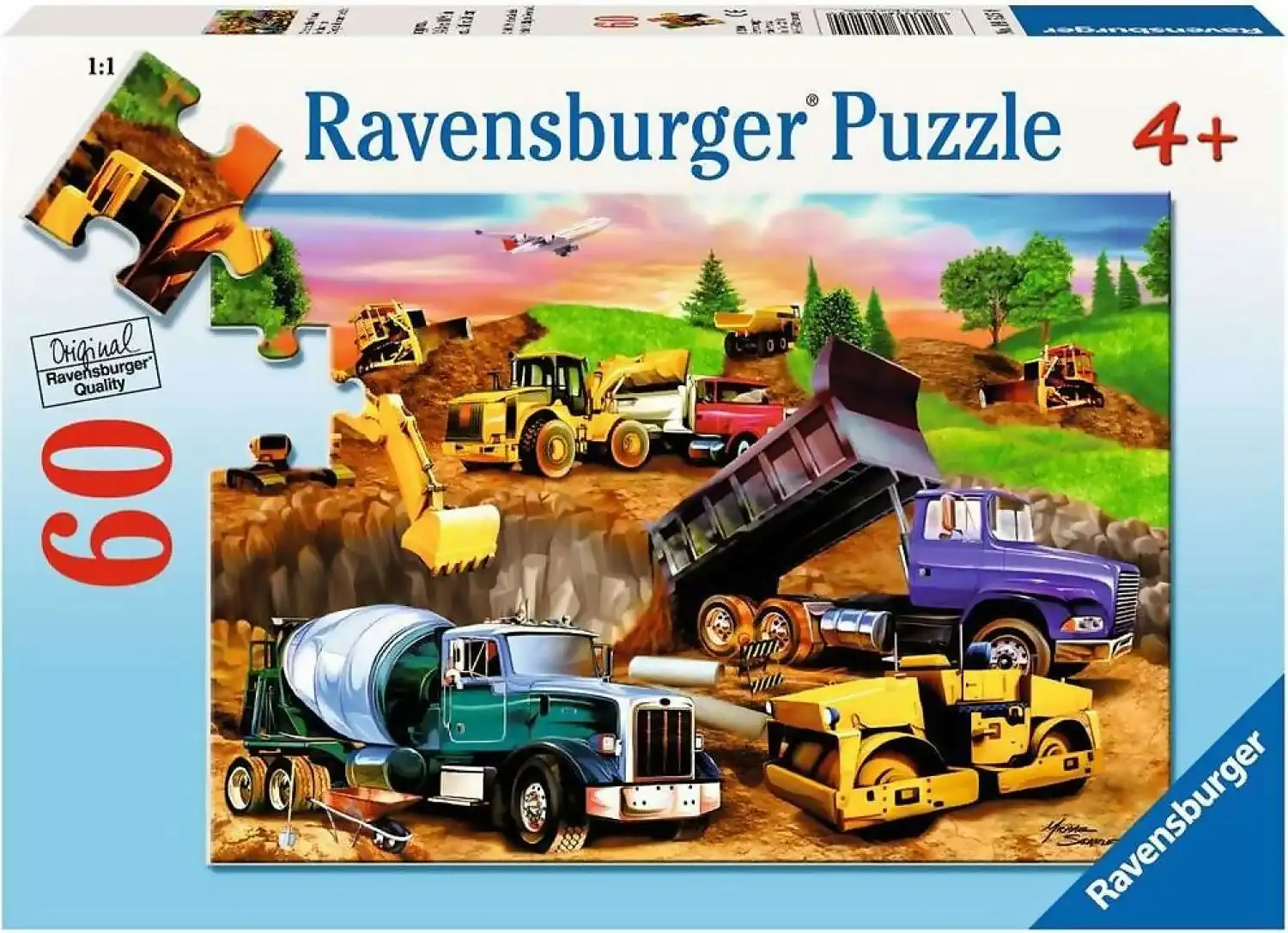 Ravensburger - Construction Crowd Jigsaw Puzzle 60 Pieces