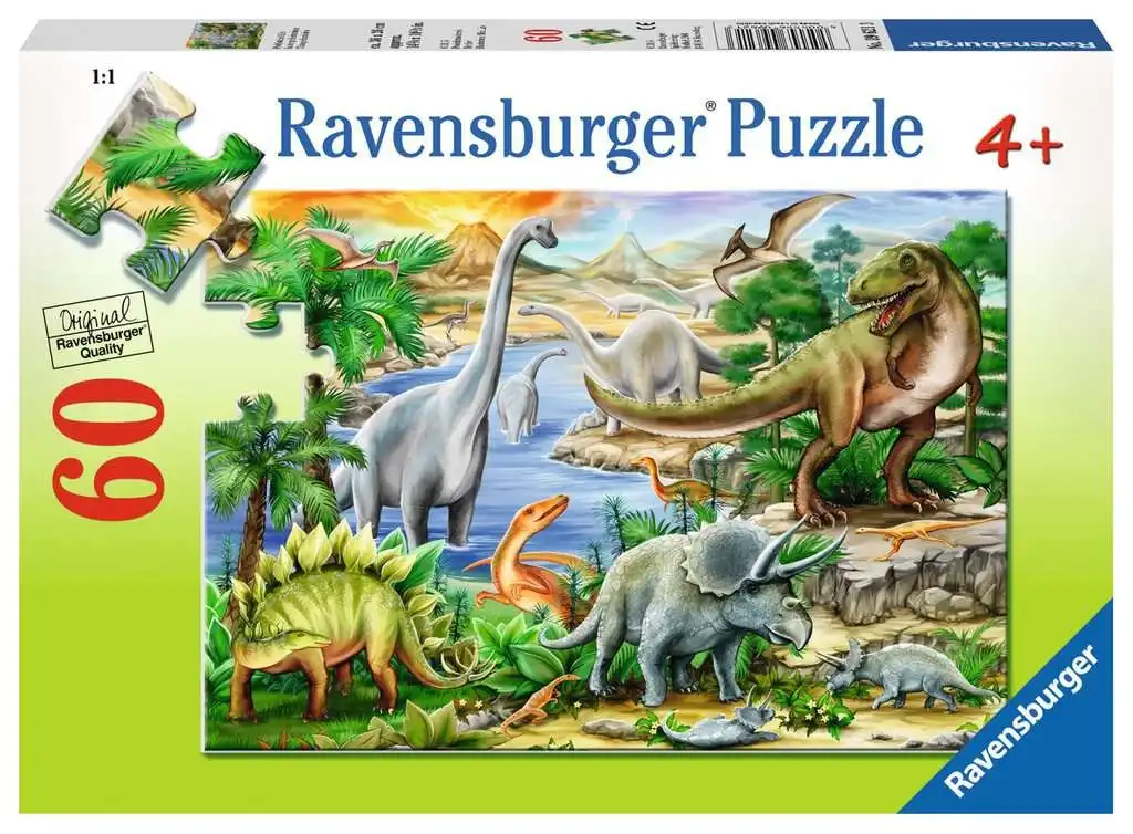 Ravensburger - Prehistoric Life Jigsaw Puzzle 60 Pieces