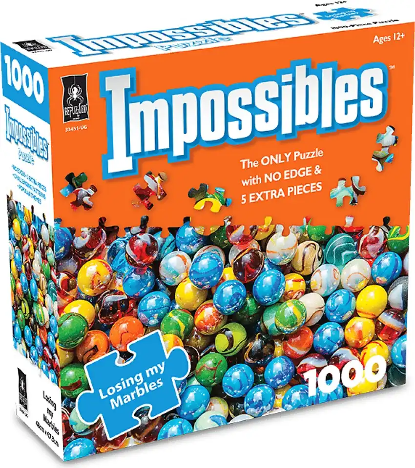 U Games - Impossibles Losing My Marbles 1000pc Jigsaw Puzzle Bepuzzled