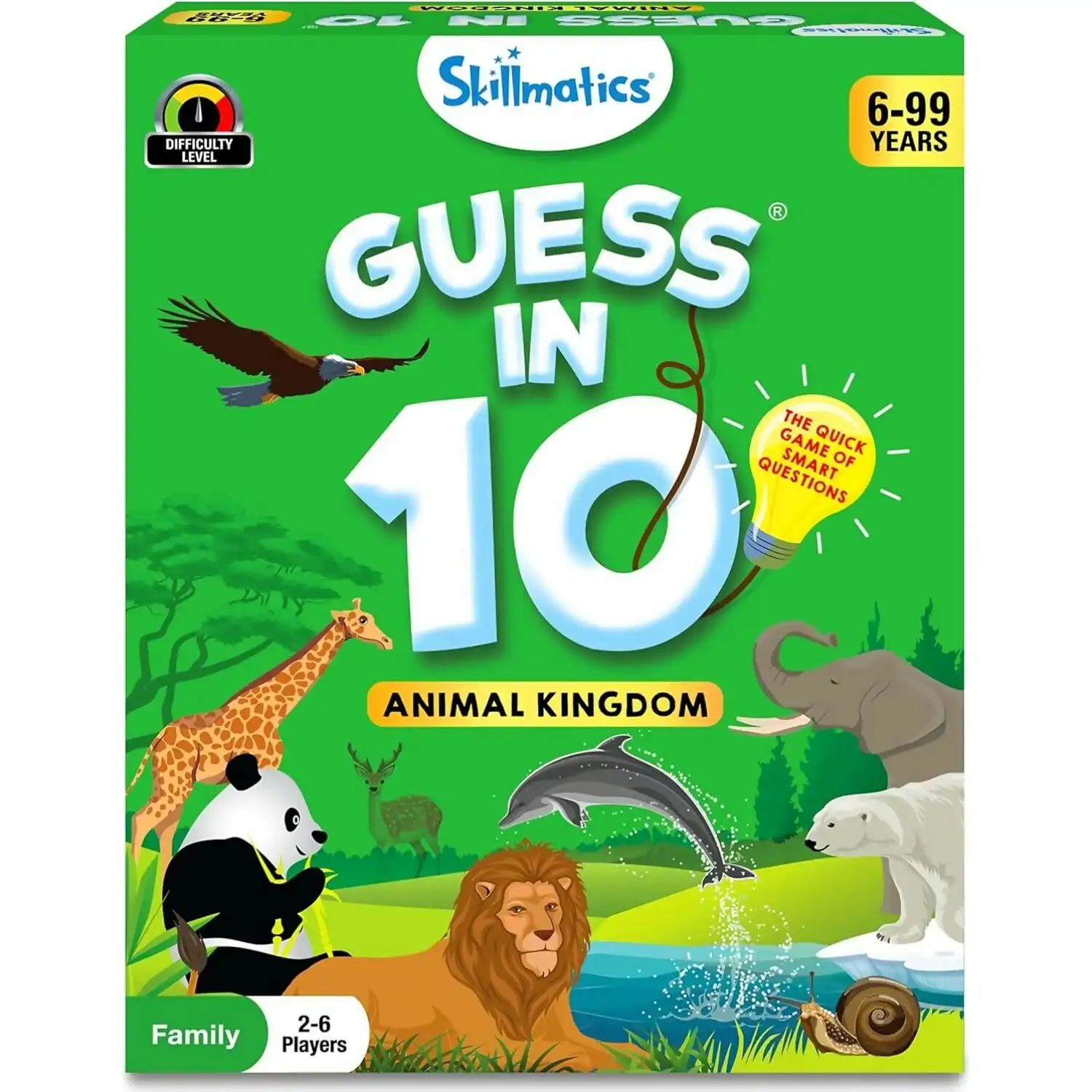 Skillmatics Guess In 10 Animal Kingdom Card Game