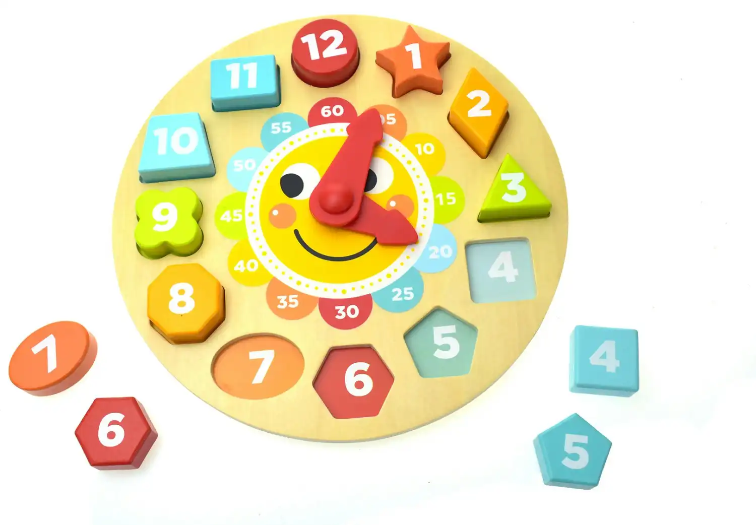 Tooky Toy - Wooden Clock Puzzle