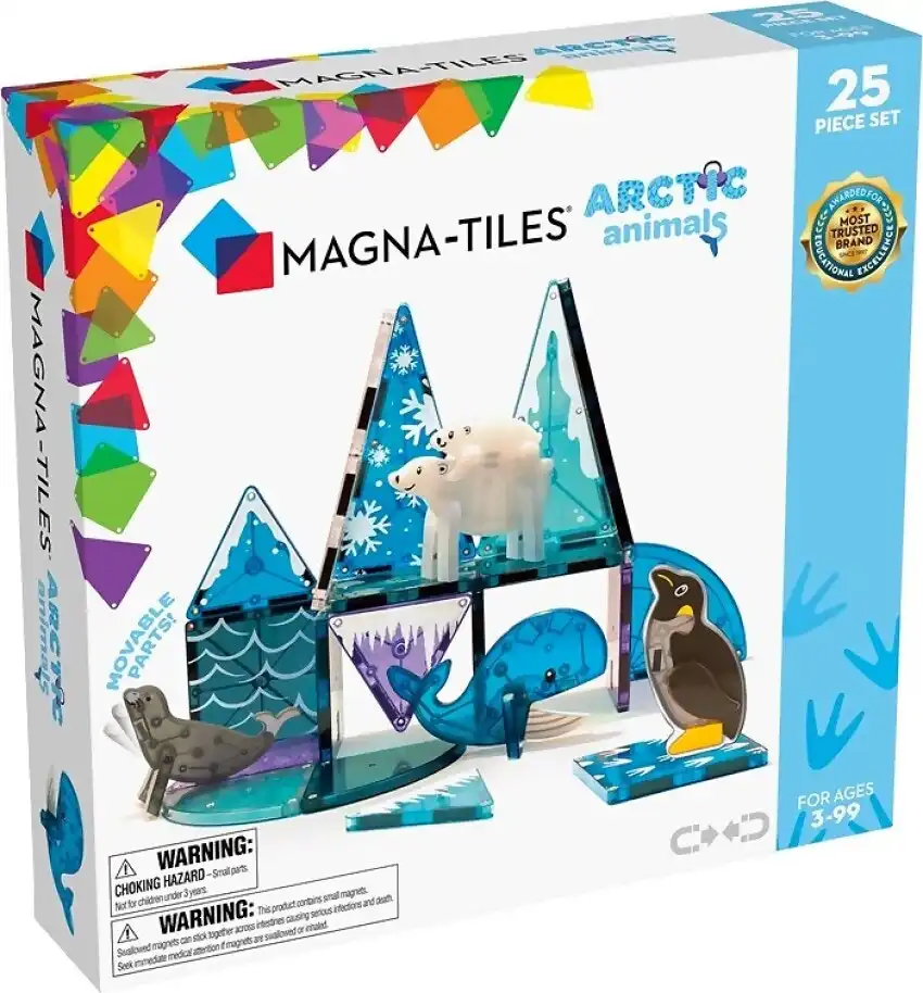 Magna Tiles - Arctic Animals - 25 Piece Set - Johnco