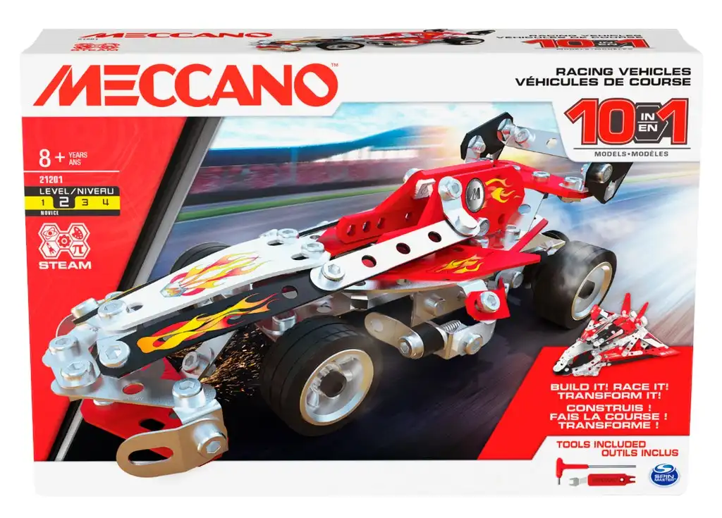 Meccano - 10 Model Set Racing Vehicles