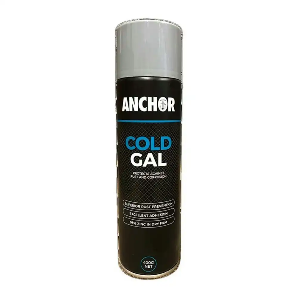 Anchor Industrial Zinc Protection Spray Paint Cold Gal 400g
