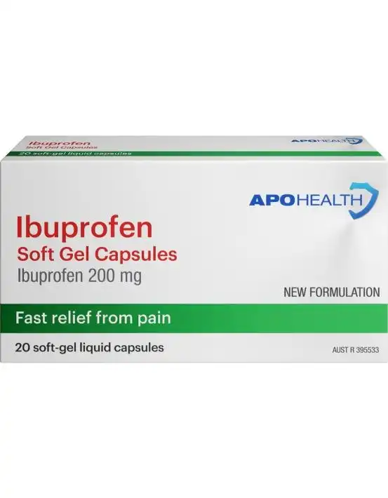 Apohealth Ibuprofen 20 Gel Capsules