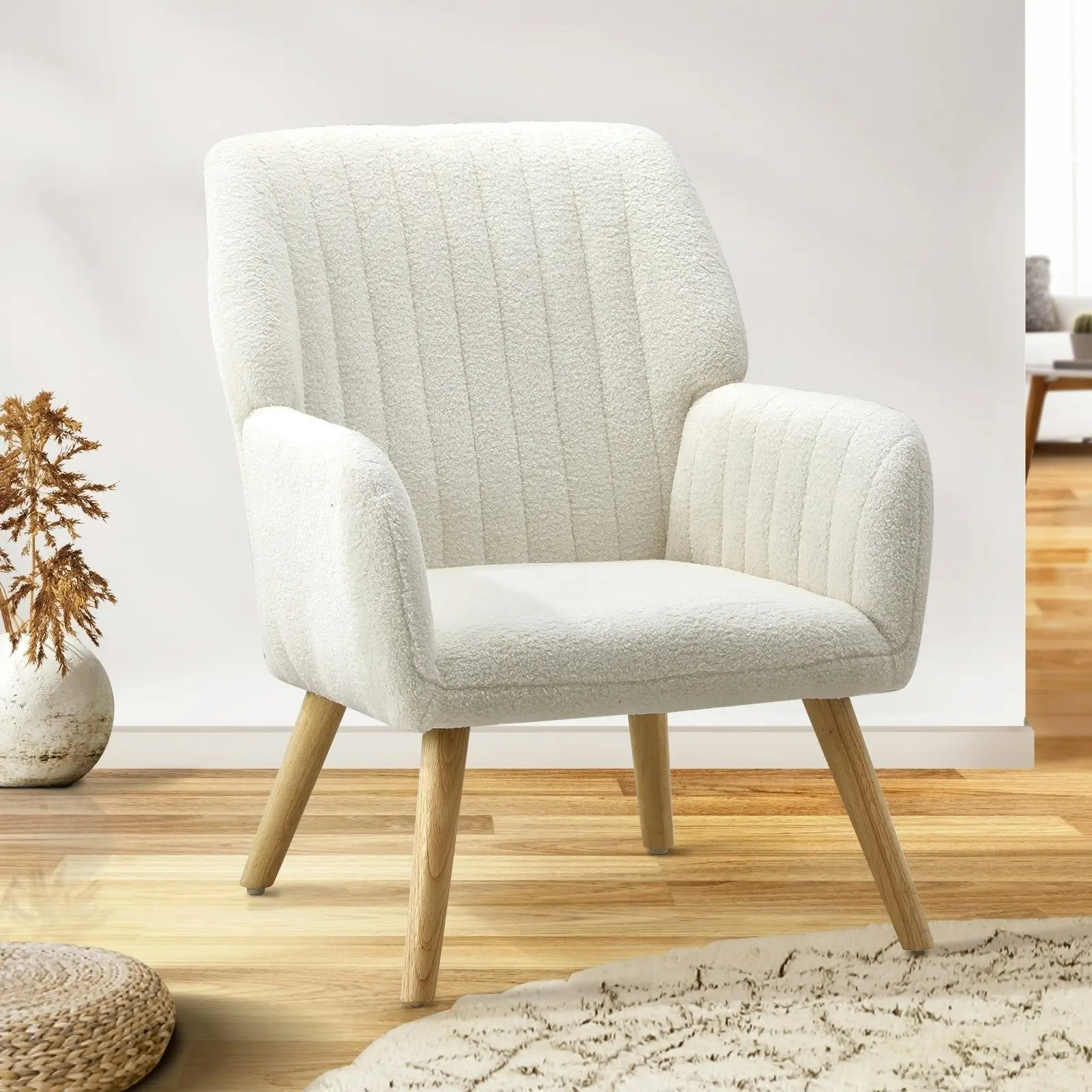 Boucle Chair Kmart Wooden Chair Accent Chair Cute Lounge Chair
