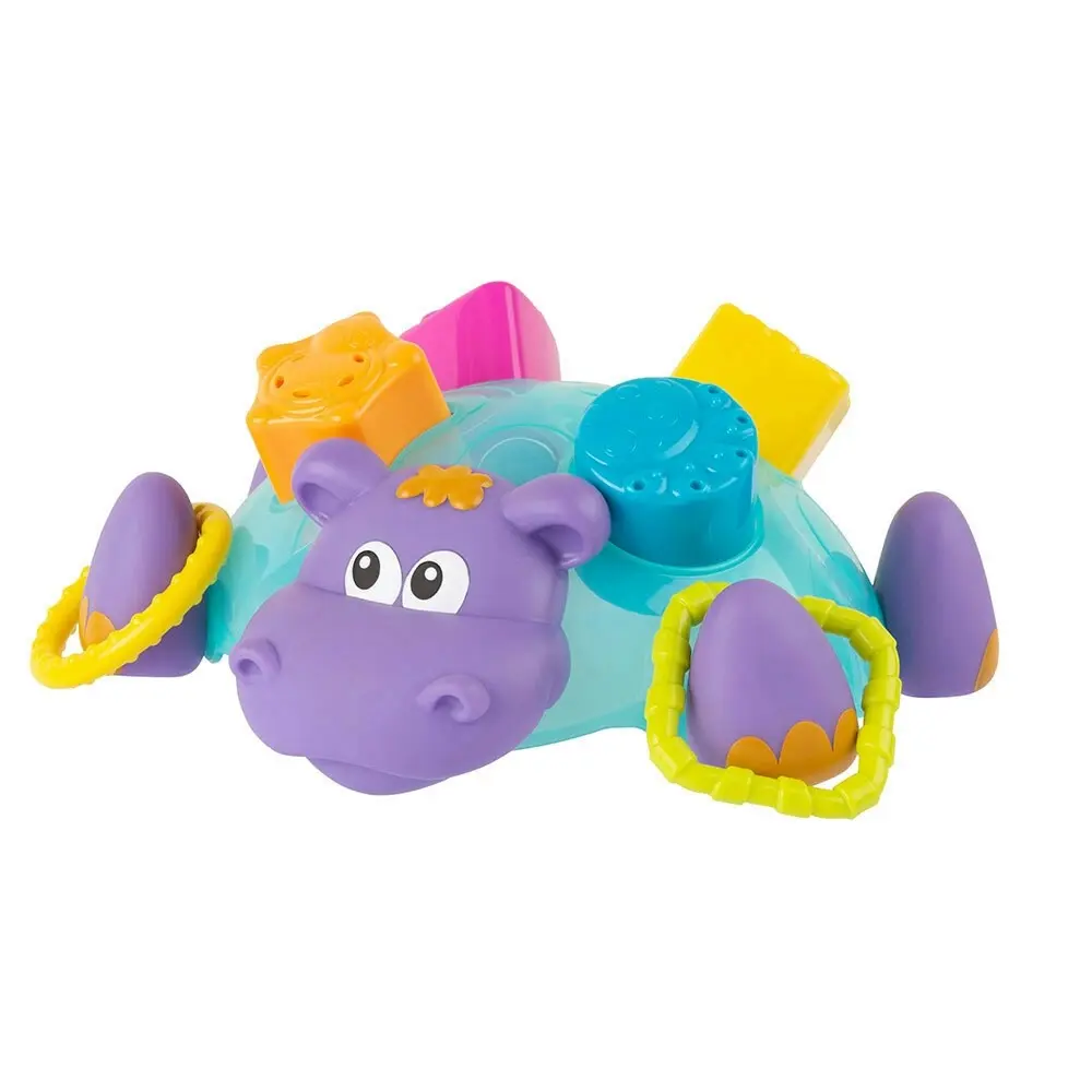Playgro Float Along Hippo Shape Sorter Baby Bath Time Water Play