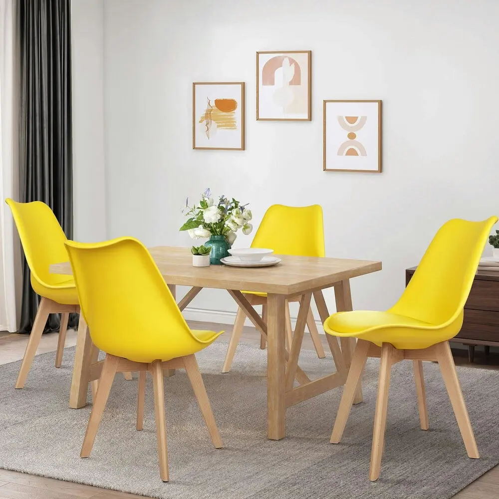 Mustard Yellow Leather Dining Chair Dining Chairs Set Of Mustard