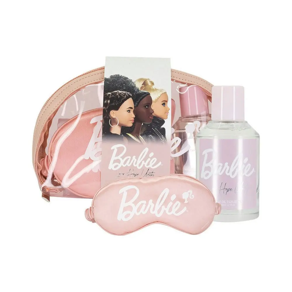 Barbie Dream Range Cosmetic Bag/Eye Mask Perfume Eau De Toilette