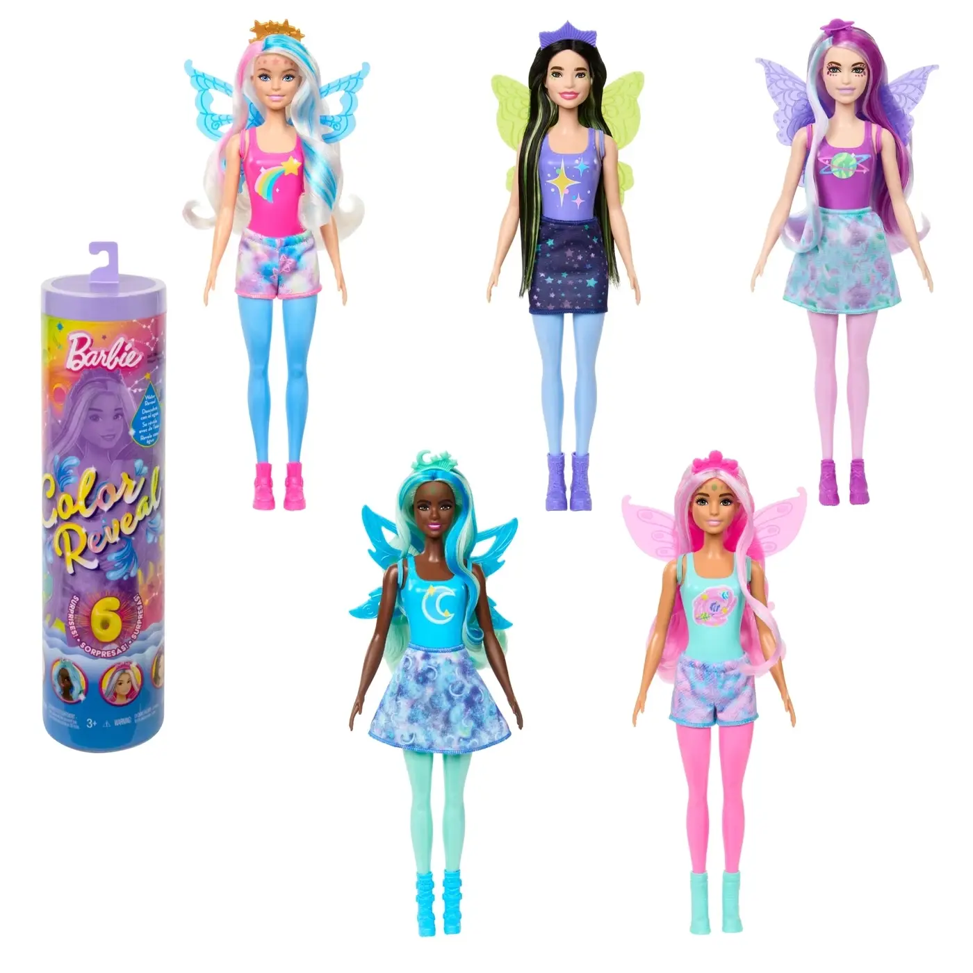 Barbie Colour Reveal Rainbow Galaxy Doll Assorted Target Lasoo