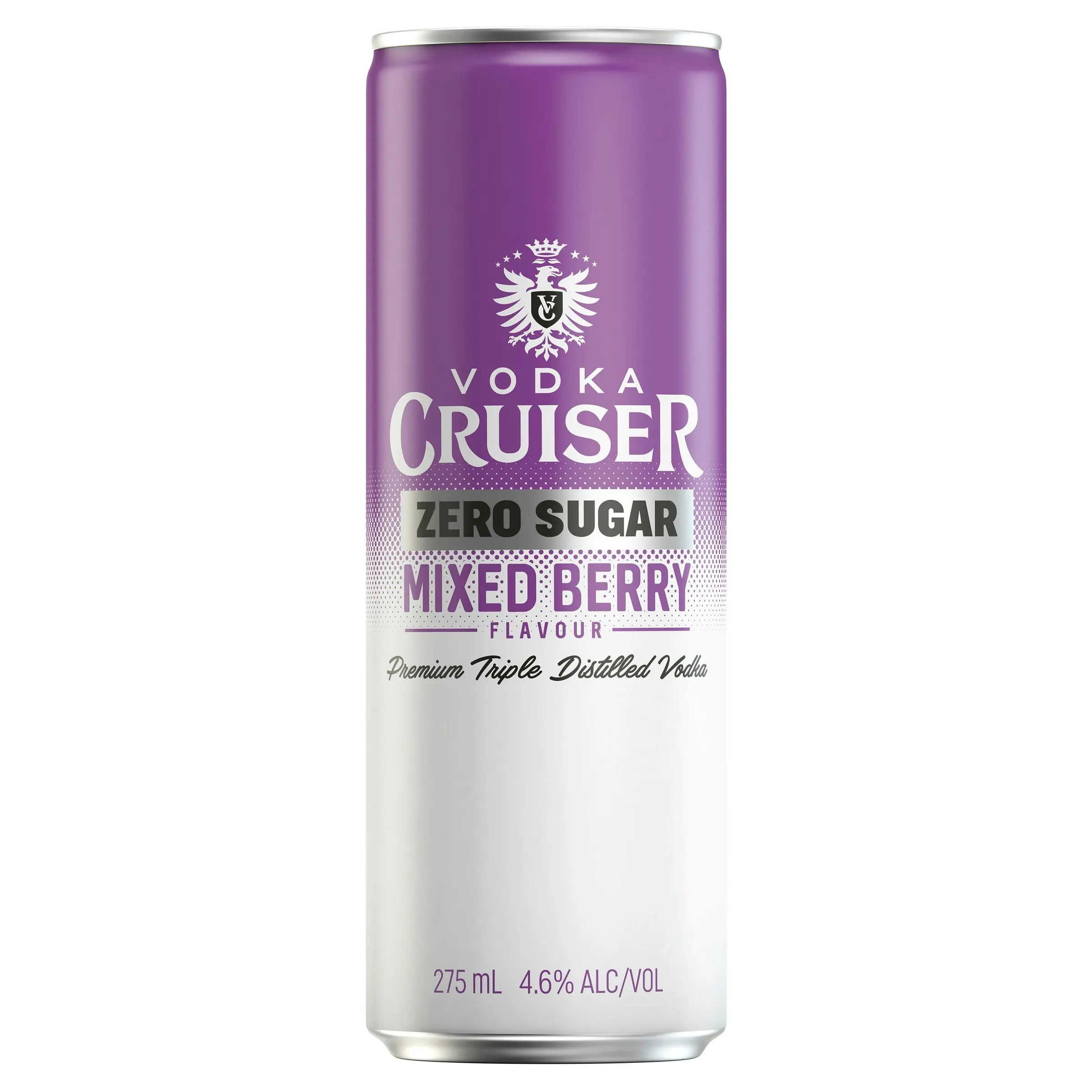 Vodka Cruiser Sugar Free Mixed Berry, Refreshing Flavoured Pre