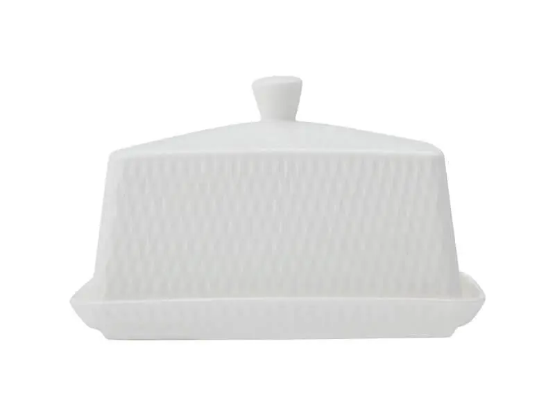 Maxwell Williams White Basics Diamonds Butter Dish Sir John's