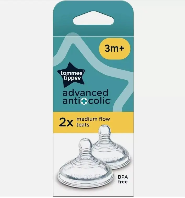 Tommee Tippee Natural Start Advance Anti Colic Medium Flow Teats