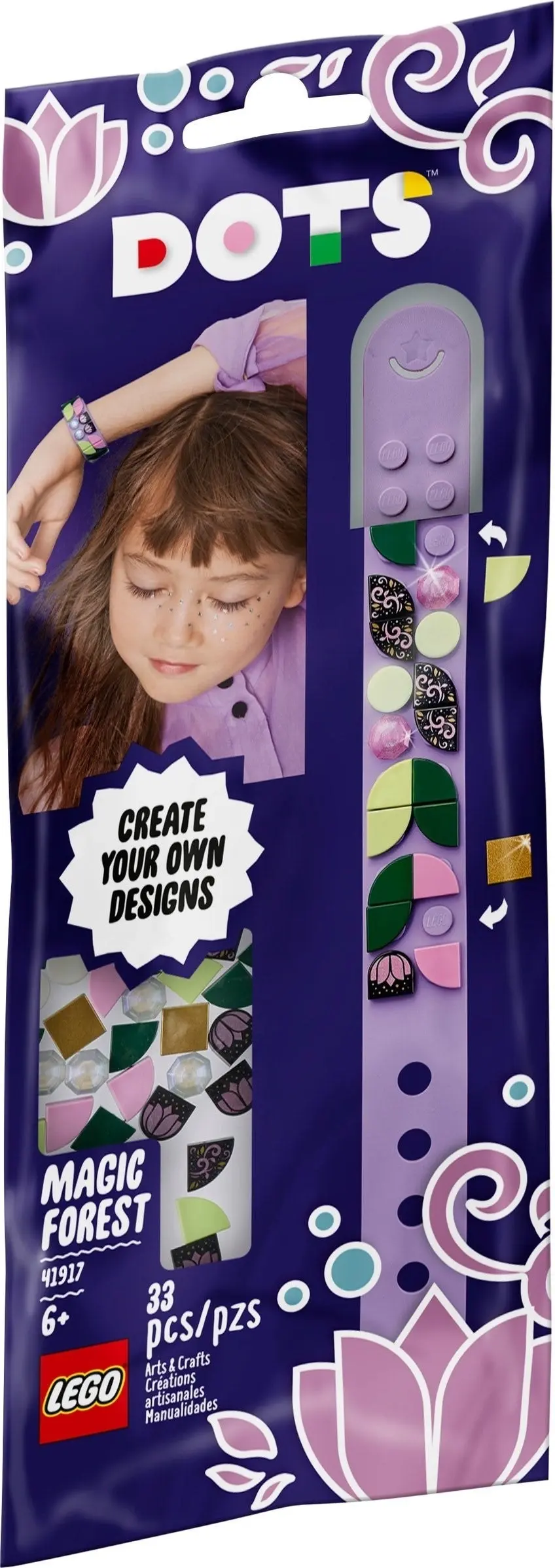 LEGO 41917 DOTS Magic Forest Bracelet DIY Craft Kit null Lasoo