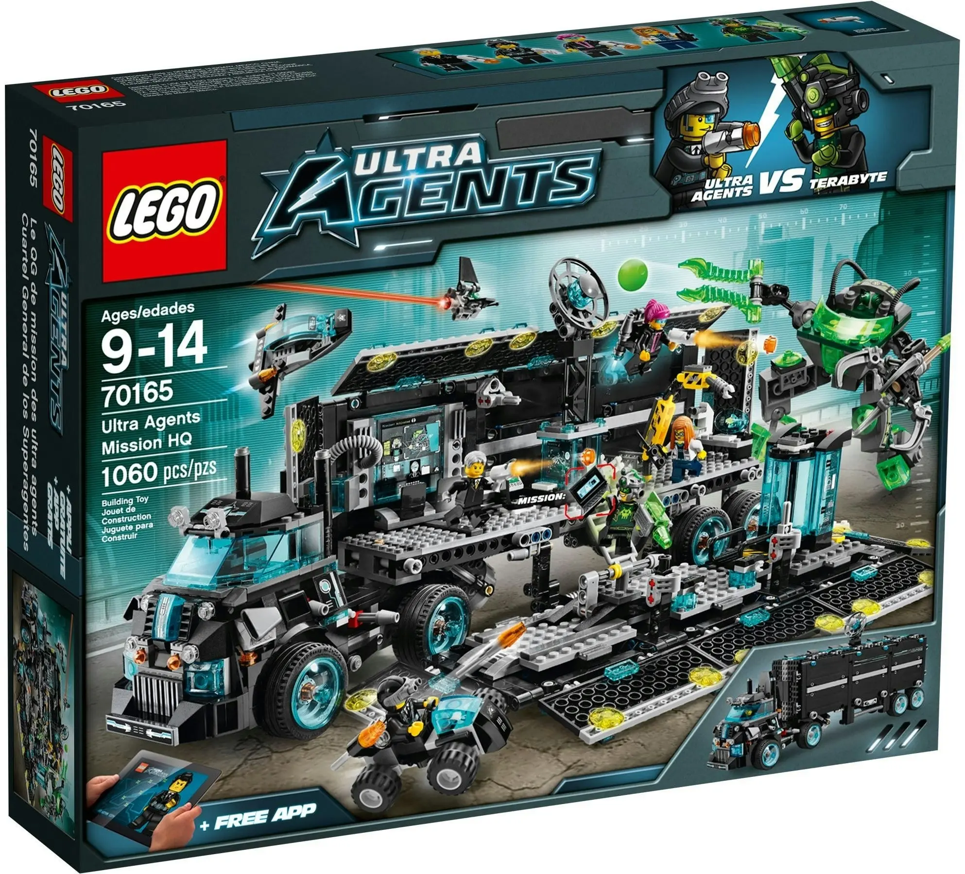 LEGO 70165 Ultra Agents Ultra Agents Mission HQ Auzzi Store Lasoo