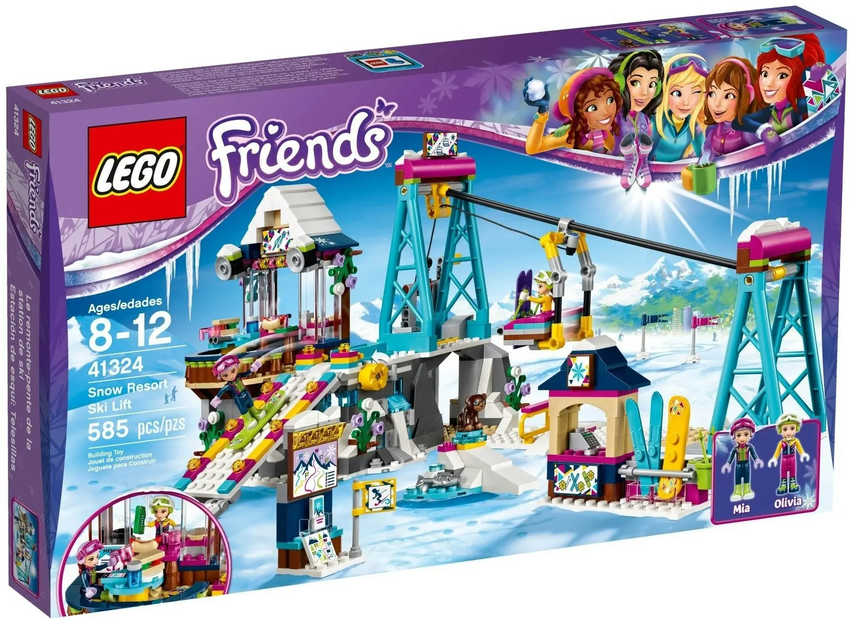 Amusement Park Lego Friends Snow Resort Ice Rink 41322 LEGO 41324