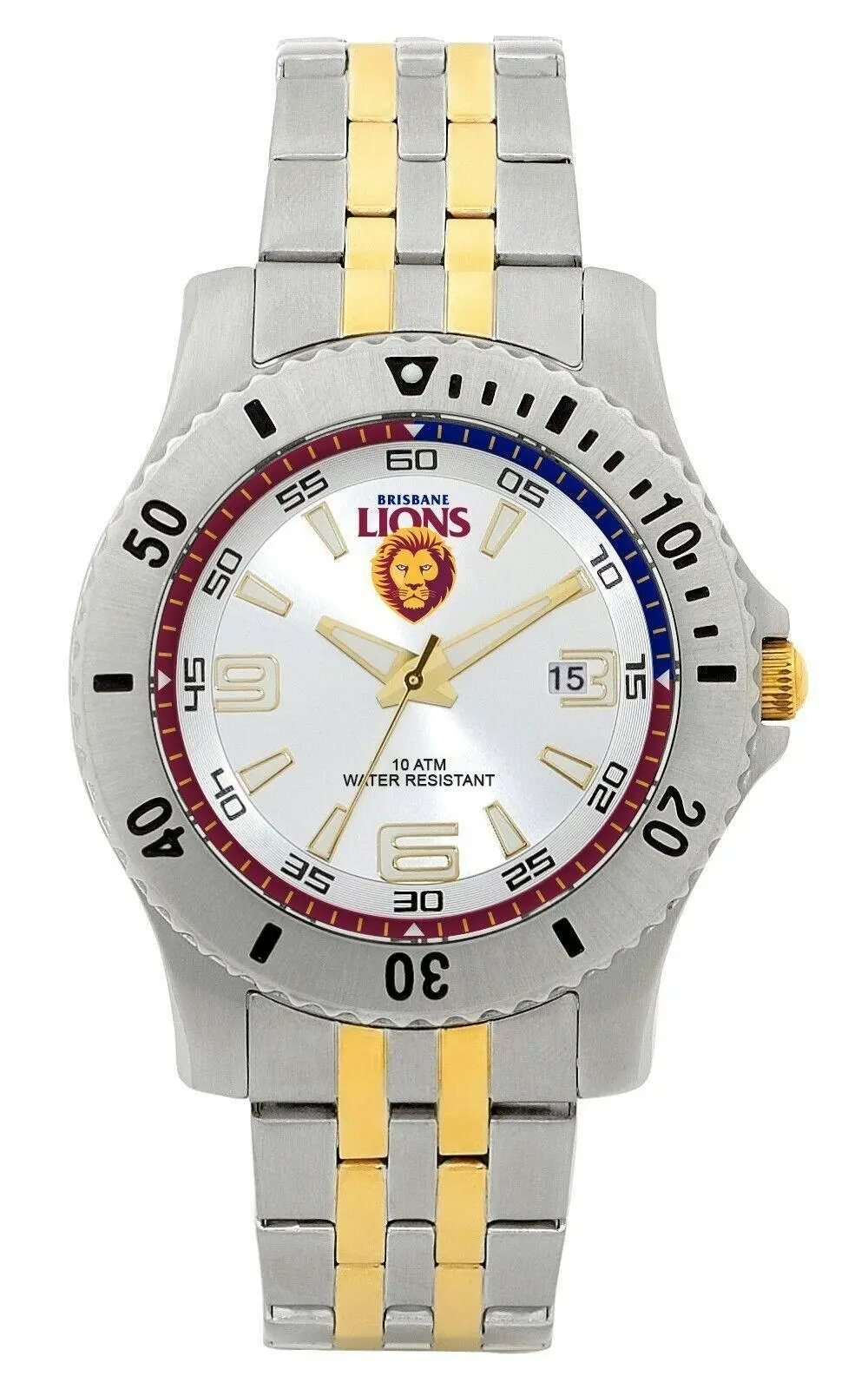 AFL Legends Watch Brisbane Lions Stainless Steel Band Box