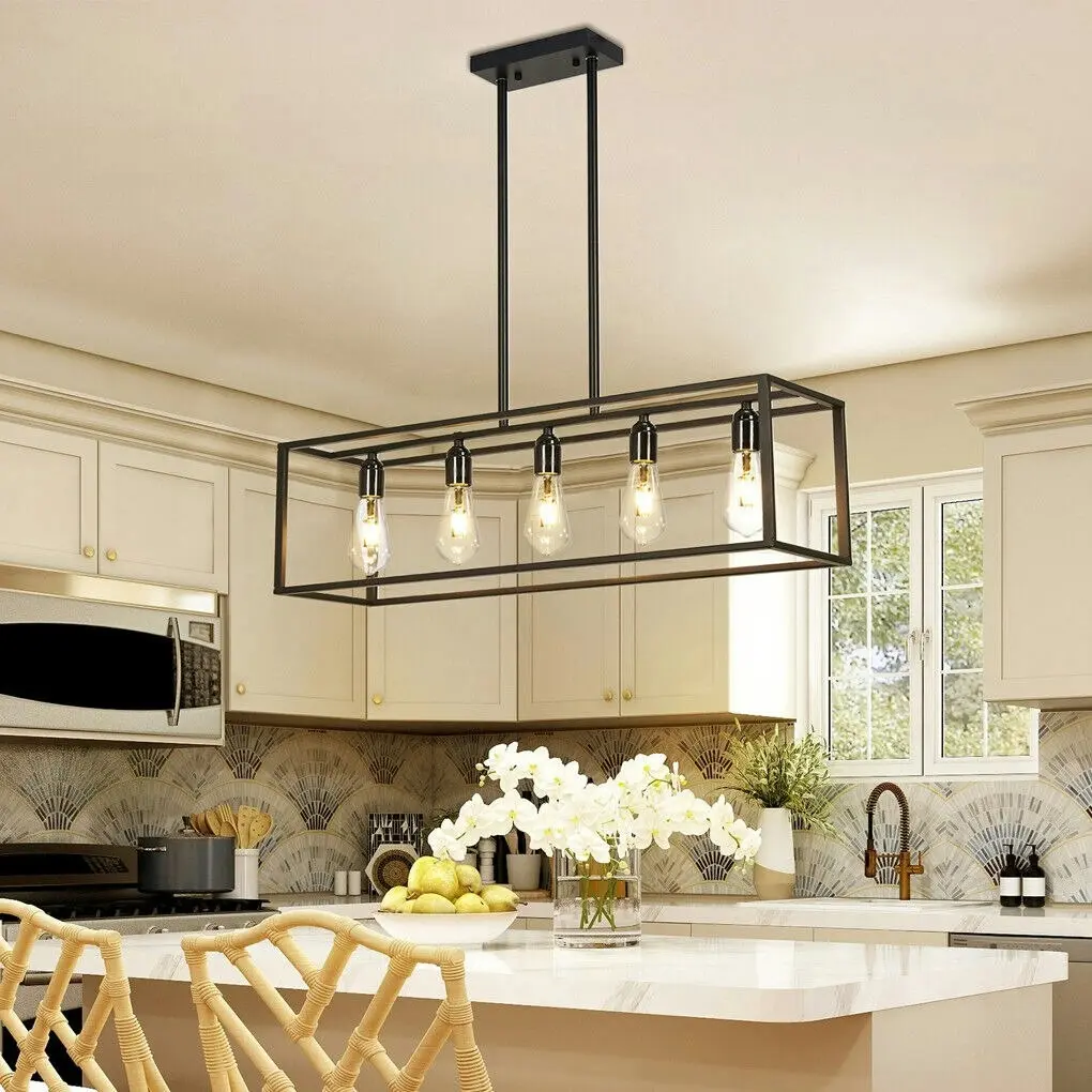 Kitchen Island Industrial Look Kitchen Lighting Fin Industrial