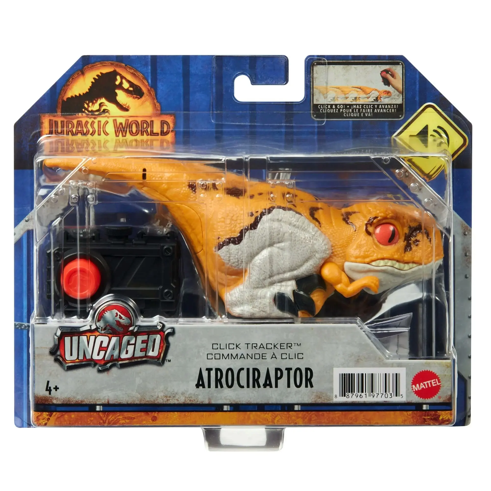 Jurassic World Uncaged Click Tracker Speed Dino Toymate Lasoo