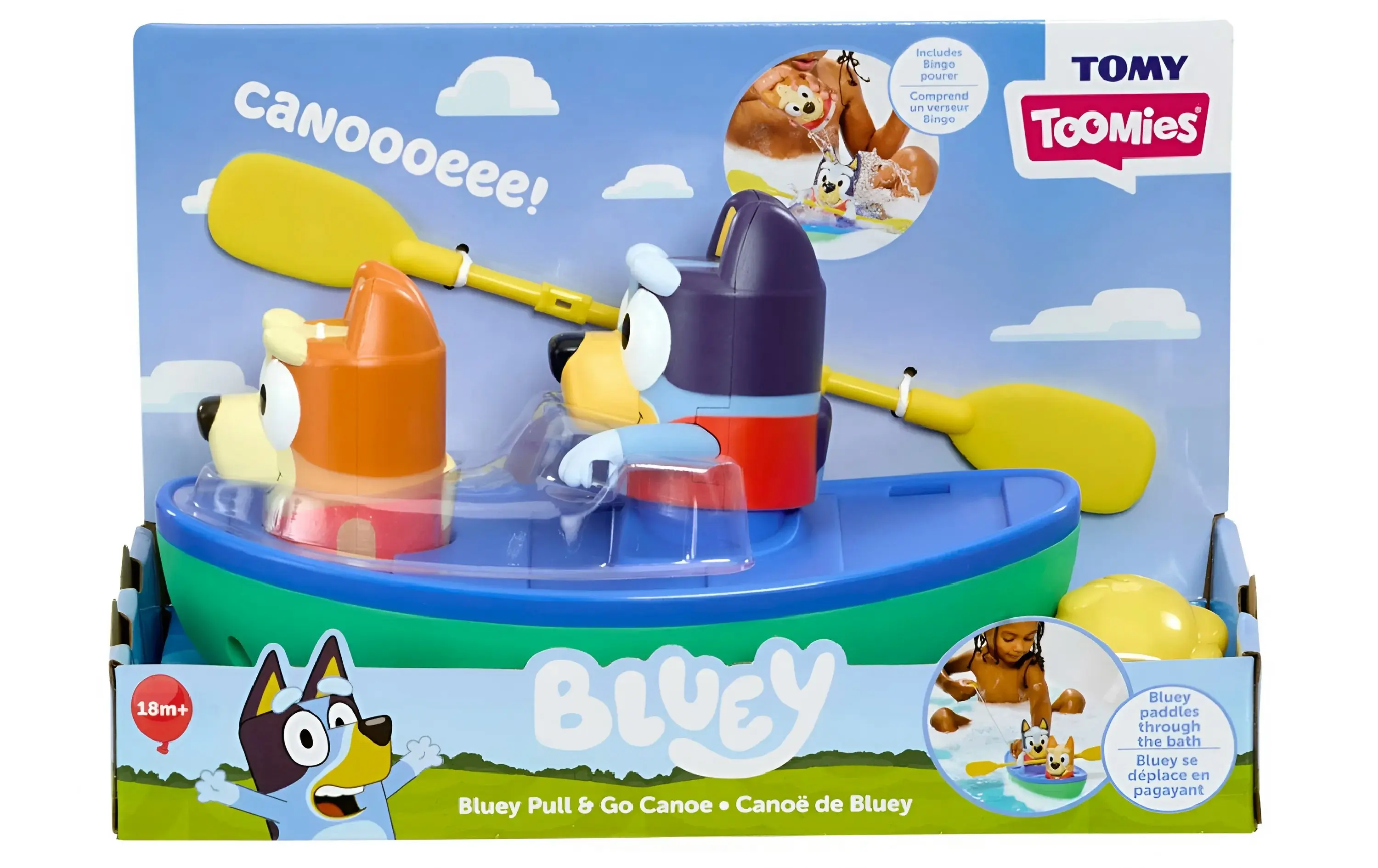 Bluey Paddling Canoe Toymate Lasoo