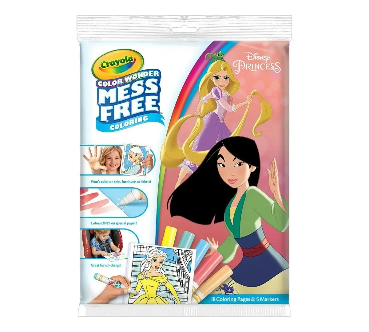 Crayola Color Wonder Mess Free Coloring Pad Markers, Disney