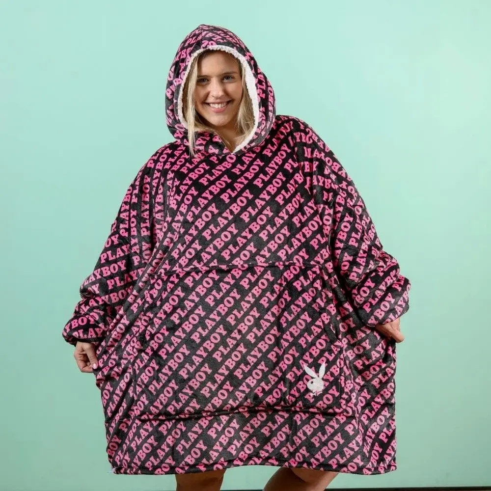 Playboy Oversized Blanket Hoodie Universal Fit GiftBox Lasoo